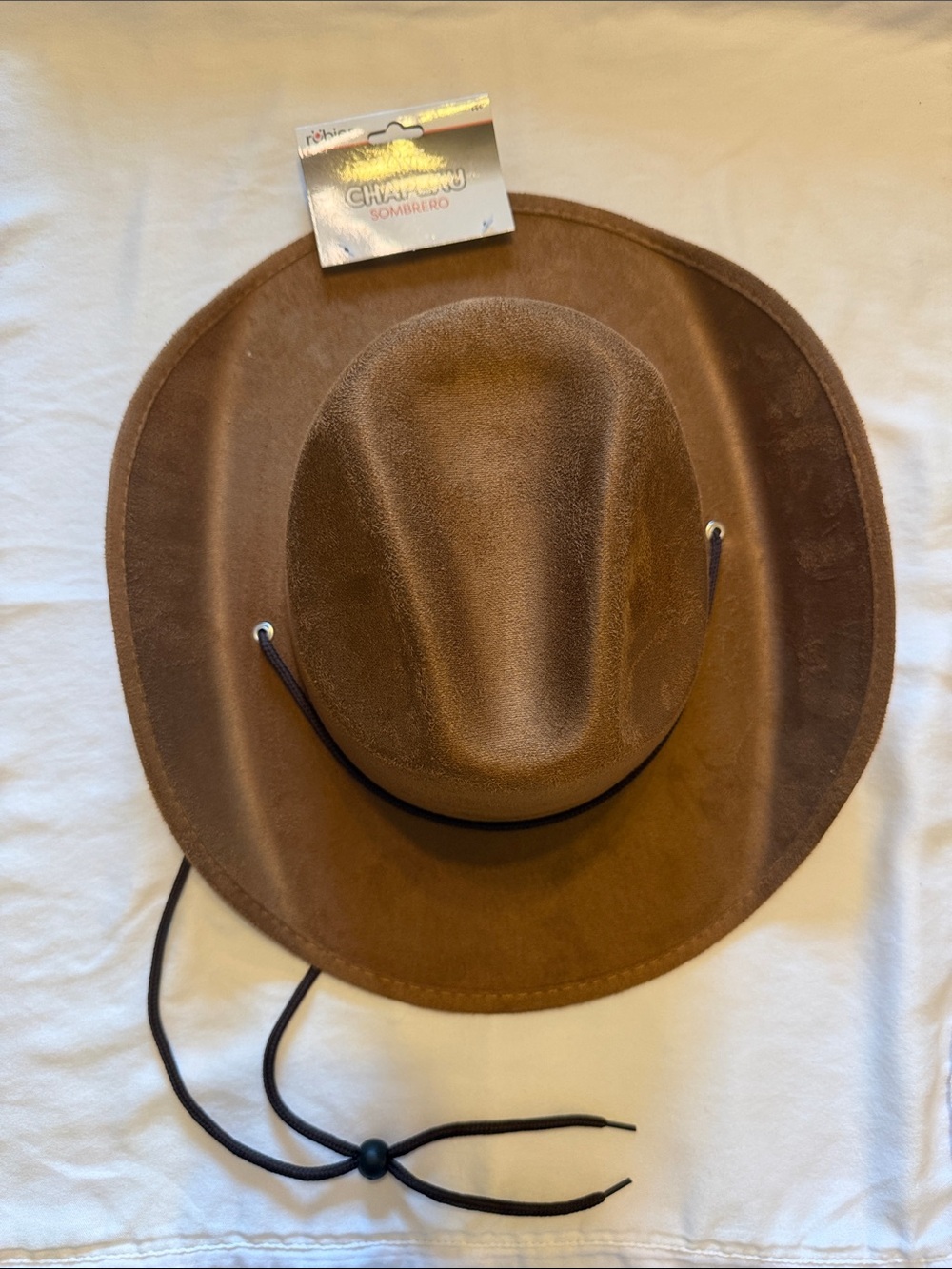 NWT! Rubie’s Faux Suede Cowboy Hat Western Costume Accessory